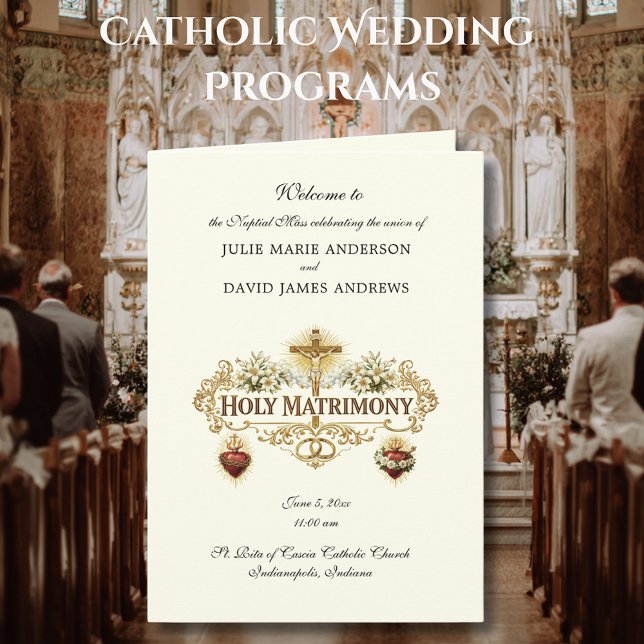 Programme de Mariage Catholique Traditionnel de la (Créateur téléchargé)