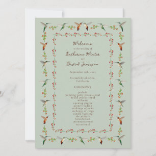 Programme de mariage colibri