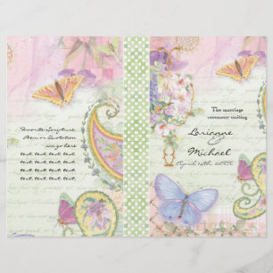 Programme de mariage - Collection des ailes d'amou