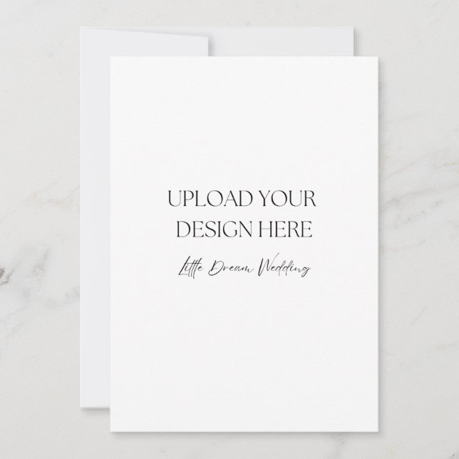 Programme de mariage de 5 x 7 pouces, double face (Devant)