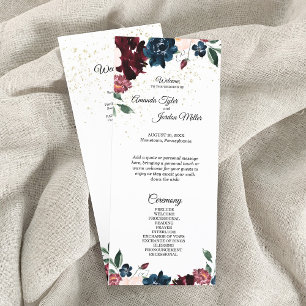 Programme de mariage des célébrations d'été
