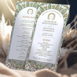 Programme de mariage des oiseaux de paradis Art no