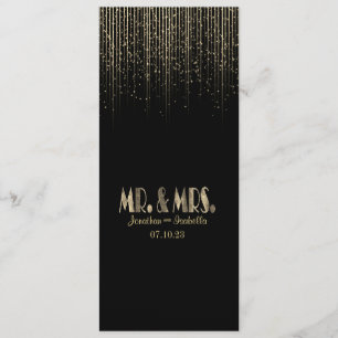 Programme de mariage Gold Star Shower