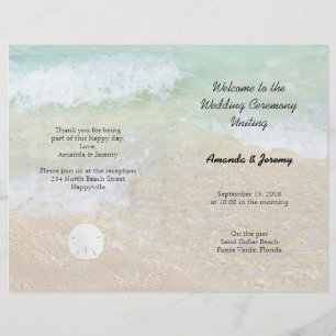Programme de mariage maritime tropical