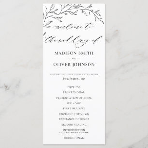 Programme de mariage minimaliste moderne de la suc