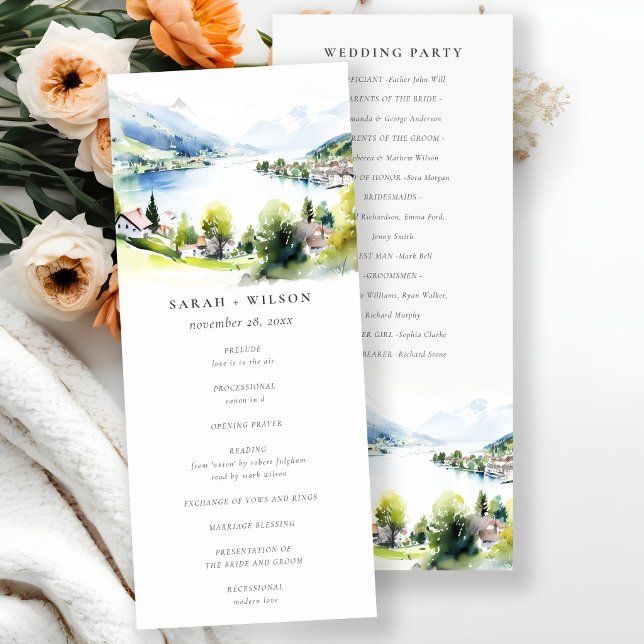 Programme de mariage paysage Lungern Suisse (Créateur téléchargé)