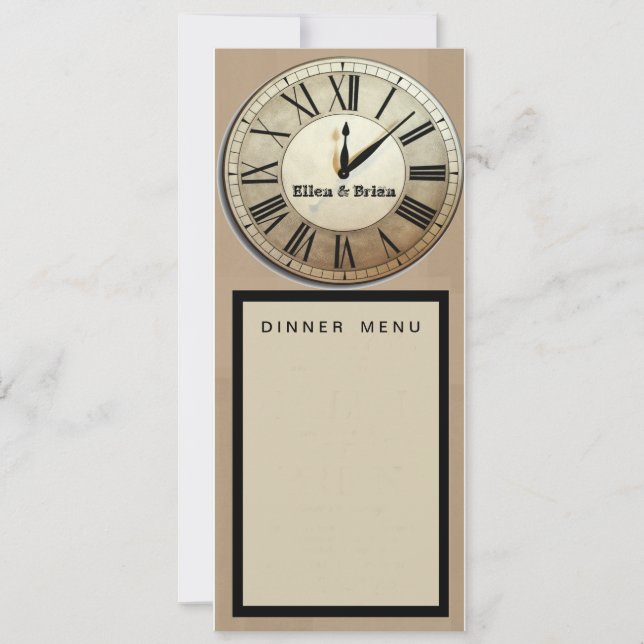 Programme de mariage personnalisé de la Saint-Sylv (Devant)