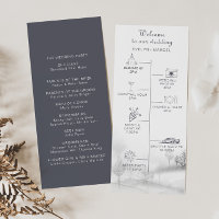 Programme de mariage pour la forêt de montagne d'h