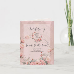 Programme de mariage romantique aux pêches de Secr