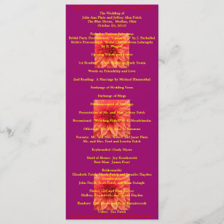 Programme de mariage super Cool