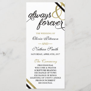Programme de mariage, Toujours & Forever, Faux Gol