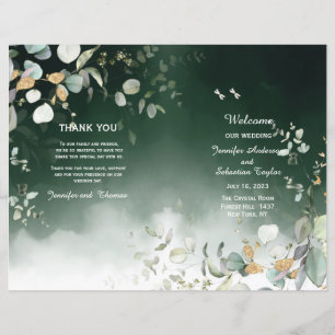 Programme de mariage végétal Eucalyptus