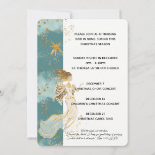 Programme de Noël Gold Blanc et Angel Bleu