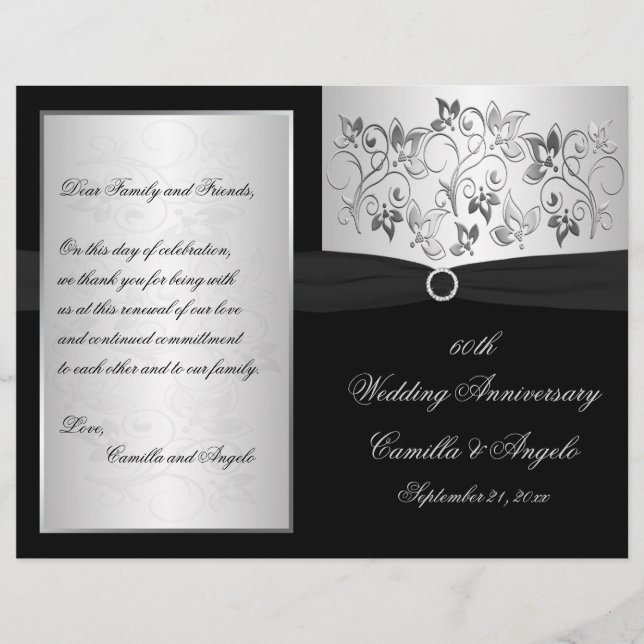 Programme de renouvellement de Vow mariage - COURR (Devant)