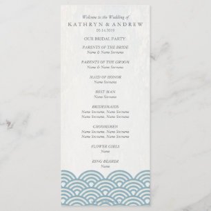 Programme des vagues de Seigaiha japonais/Ordre de