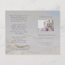 Programme d'ordre de service pour les funérailles