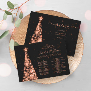 Programme du Rose d'or  d'arbre de Noël Festive Ma