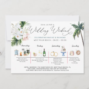 Programme du week-end de mariage   Plage tropicale