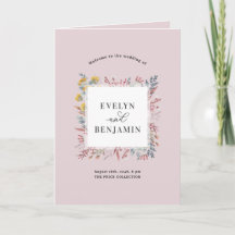 Dusty Fleur sauvage Aquarelle Botanic Mariage Prog