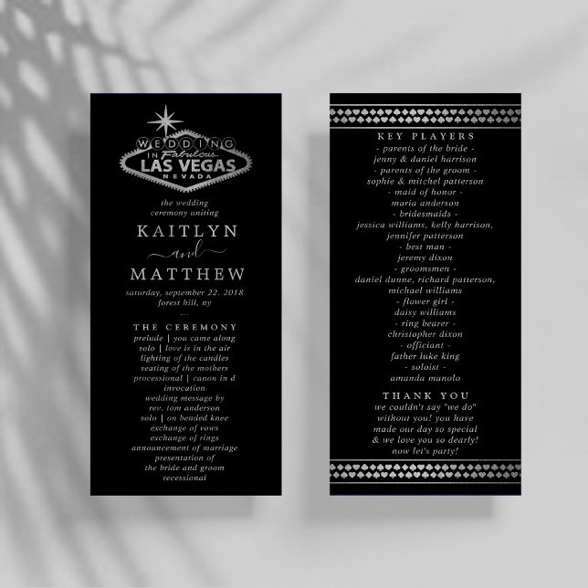 Programme Elégant Las Vegas Destination Mariage (Créateur téléchargé)