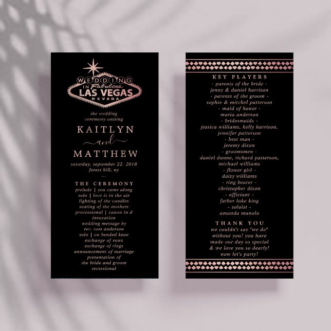 Programme Elégant Las Vegas Destination Mariage (Créateur téléchargé)