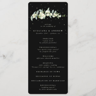 Programme Elégant Mariage Black Snowberry+Eucalyptus Stem