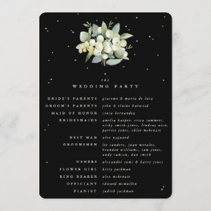 Programme Elégant Mariage de bouquet Black Snowberry+Eucalyp