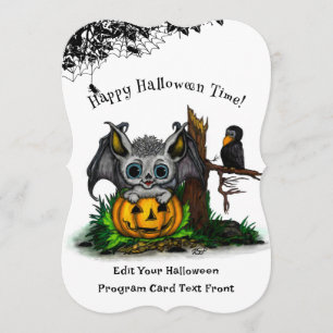 Programme En attente d'Halloween, Bat mignonne et Corbeau