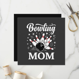 Programme Épingles de cœur de maman de bowling Ligue drôle F