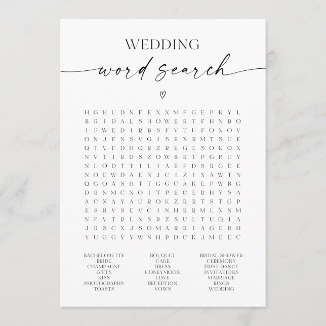 Programme Fête des mariées de recherche mariage Word (Devant)