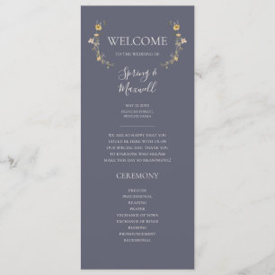 Programme Fleur sauvage de printemps   Dusty Purple Mariage