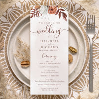 Fleurs de rouille en terre cuite Boho Mariage de f