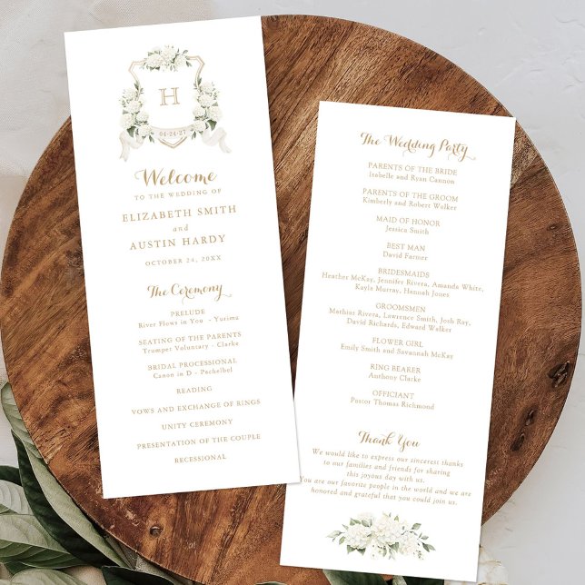 Programme Floral Elegant Blanc Hydrangea Crest Mariage (Créateur téléchargé)