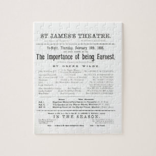 Programme for a performance of The Importance of B Jigsaw Puzzle