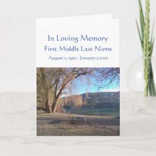 Programme funéraire Beautiful Park Lake Beach