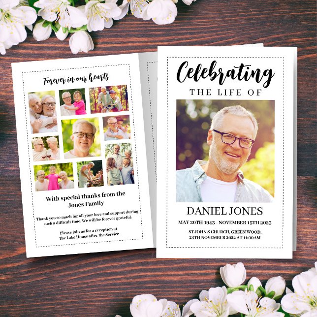 Programme funéraire classique pour hommes (Créateur téléchargé)