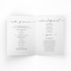 Programme funéraire commémoratif minimaliste moder