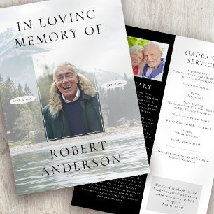 Programme funéraire moderne de Loving Memory