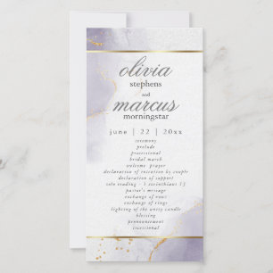 Programme Gold Dusty Plum Purple