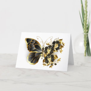 Programme Gold flower Butterfly with Black Orchid