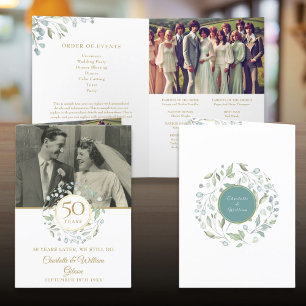 Programme Greenery 2 Photo 50e fête du Mariage