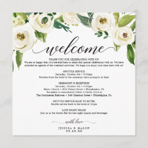 Programme Itinéraire du Mariage des Roses Blanches - Bienven