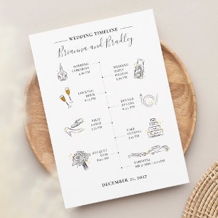Programme Itinéraire Mariage Icon Moderne