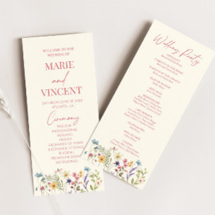 Programme Jardin fleur sauvage Floral Fleurs sauvages Mariag