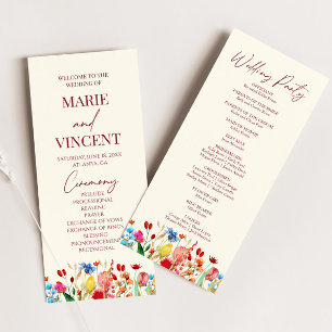Programme Jardin fleur sauvage Floral Fleurs sauvages Mariag