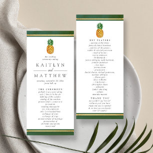 Programme La collection de Mariages d'ananas tropicaux