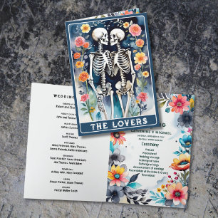Programme Les amoureux des sketons Tarot Mariage gothique fl