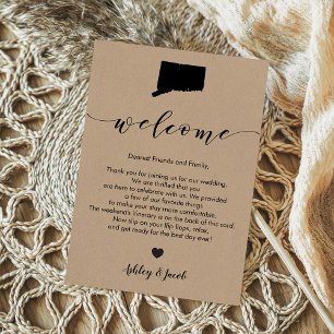 Programme Lettre d'accueil Mariage Connecticut et itinéraire