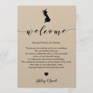Programme LETTRE DE BIENVENUE Mariage ET Itinéraire Grande-B