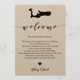 Programme Lettre et itinéraire d'accueil de mariage de Grand